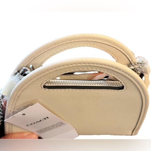 Coach Light Chalk Crossbody Bag with Chain NWT - Picture 3 of 13